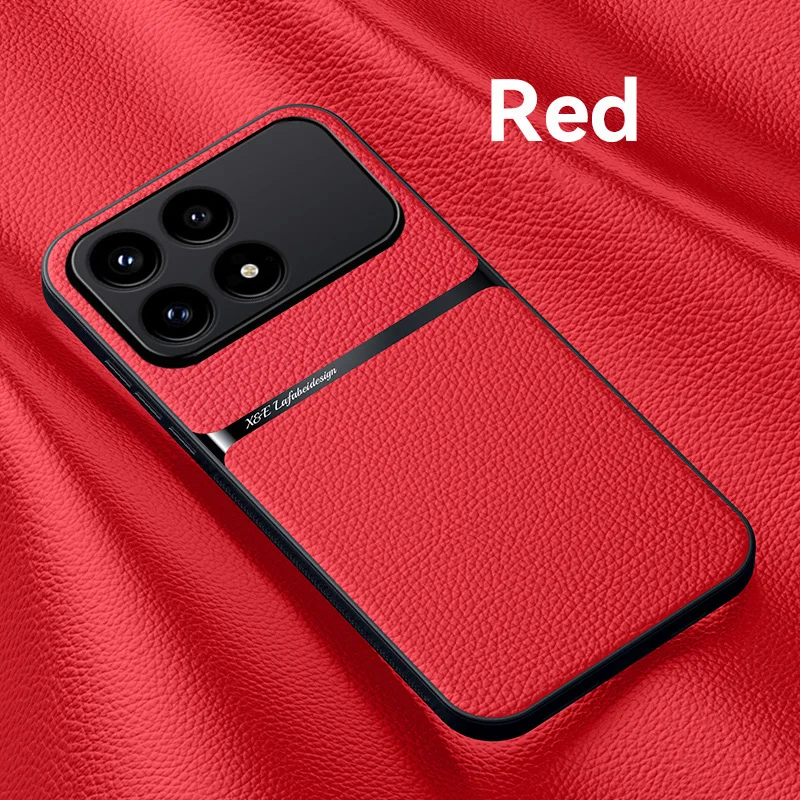 Shockproof Leather Magnetic Phone Case - Premium Protective Shell Cover