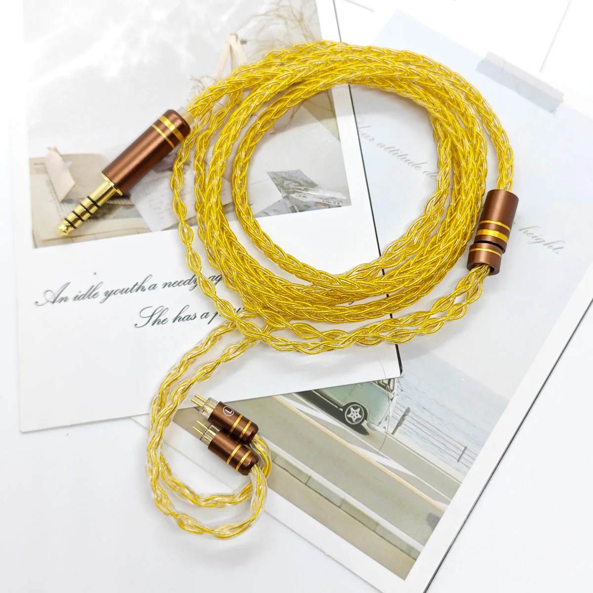 【専用】Gold 16 IEM Cable 米ALO audio、導体に「金」を採用したフラグシップIEM ケーブル