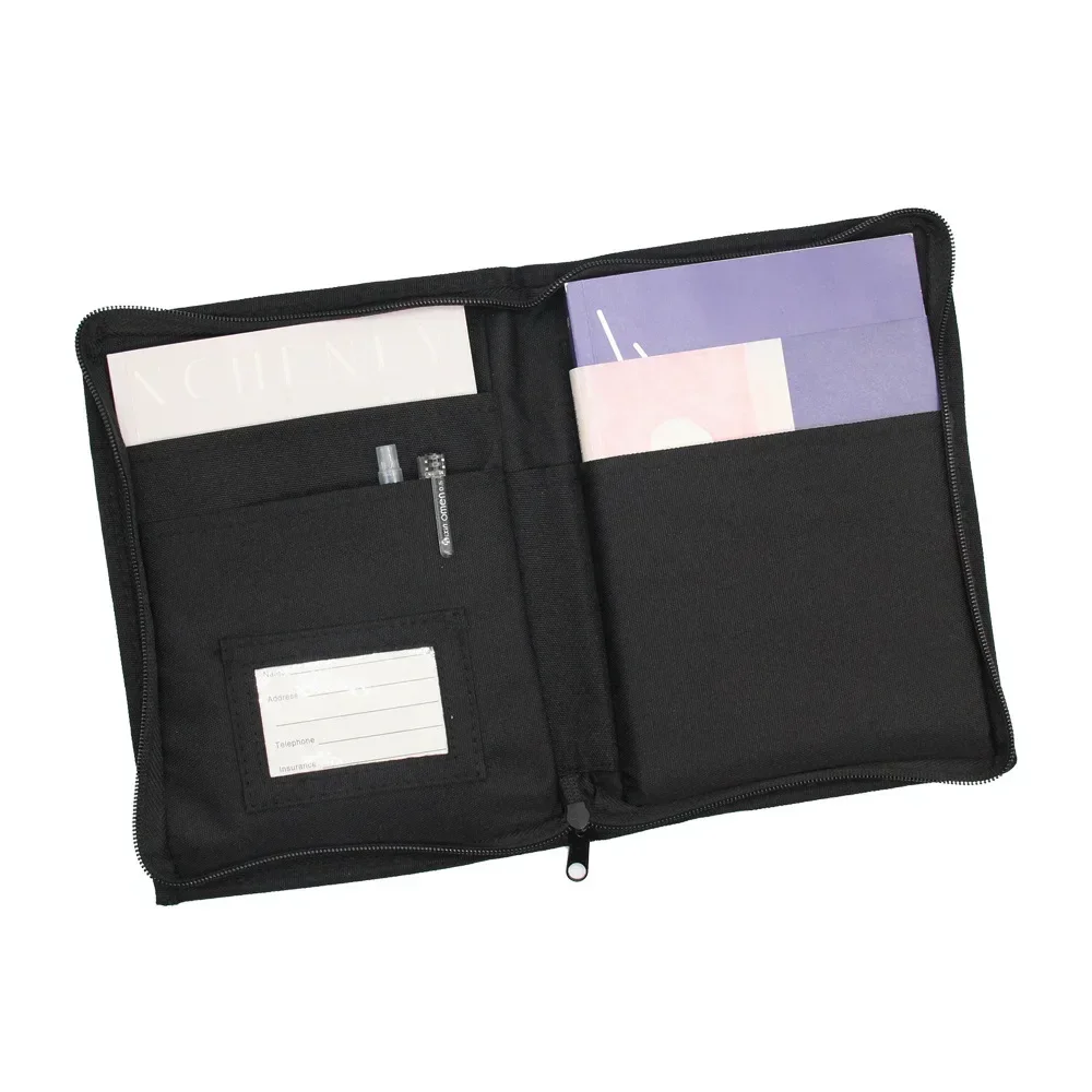 

Portable Car File Storage Bag Multi-pocket Car Auto Documents Organizer Car Registration Cards Holder Car Interior Supplies