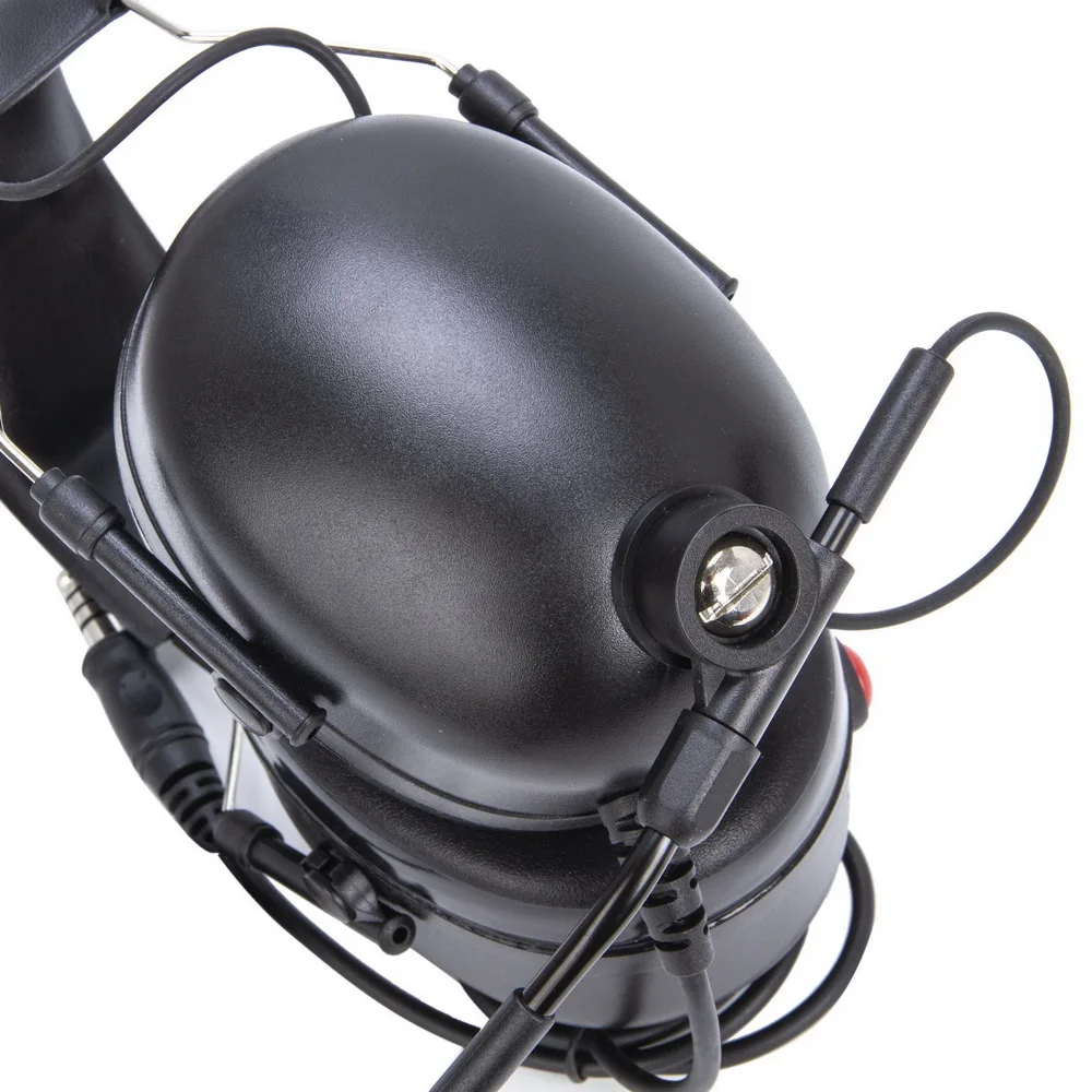 U94 PTT+Universal Aviation Headset Pilot Headphone for Motorola Walkie-Talkies GP140 GP320 GP328 GP338 GP340
