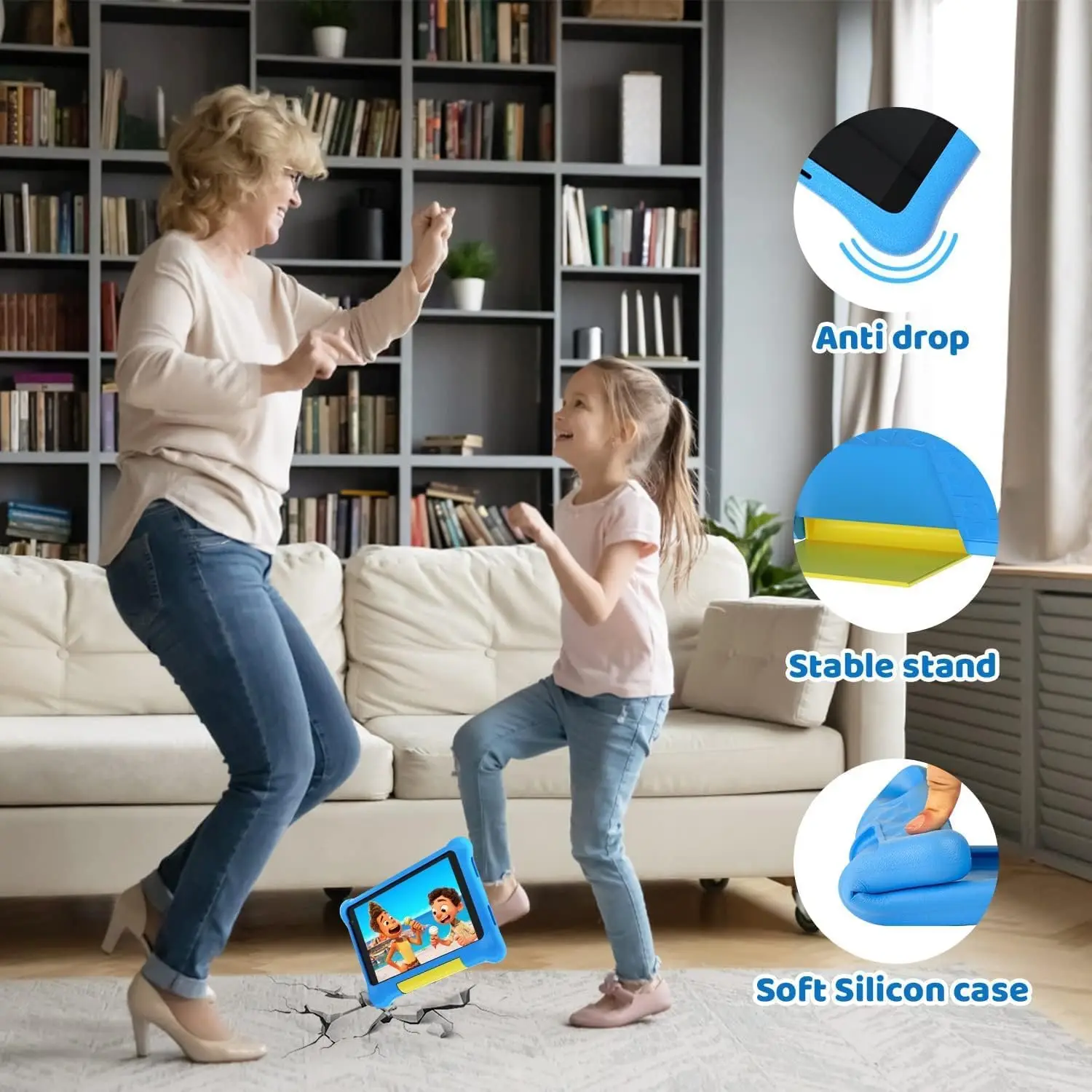 Kid Tablet 7 Inch Tablet for Children Android 13 5GB RAM 32GB ROM 128GB Expandable Quad Core Wi-Fi Bluetooth Type-C Children's - Image 6