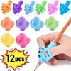 3/6/12PCS Pencil Grips Kids Handwriting Posture Correction Training Grippers Writing For School Students Correct Writing Posture 1
