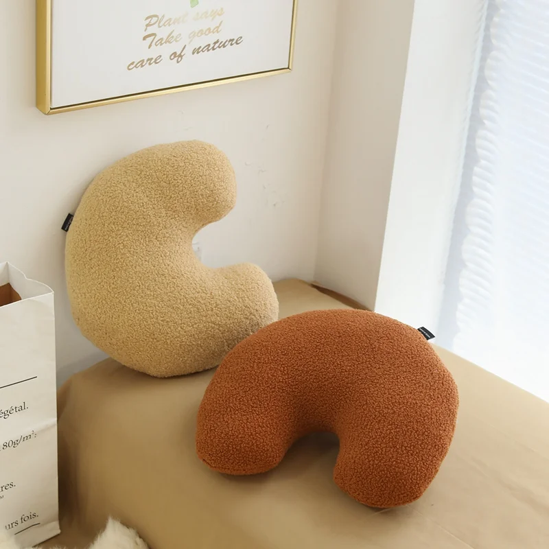 Nordic Ball Solid Color Cushion Stuffed Flower Plush Pillow For Sofa Waist Office Cushion Kid Toy Gifts Home Decoration