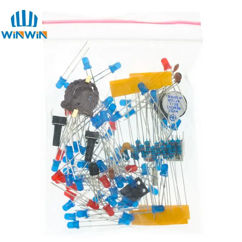 DIY Rotating Digital LED Display Module Alarm Electronic Digital Clock Kit 51 SCM Learning Board 5V DS1302