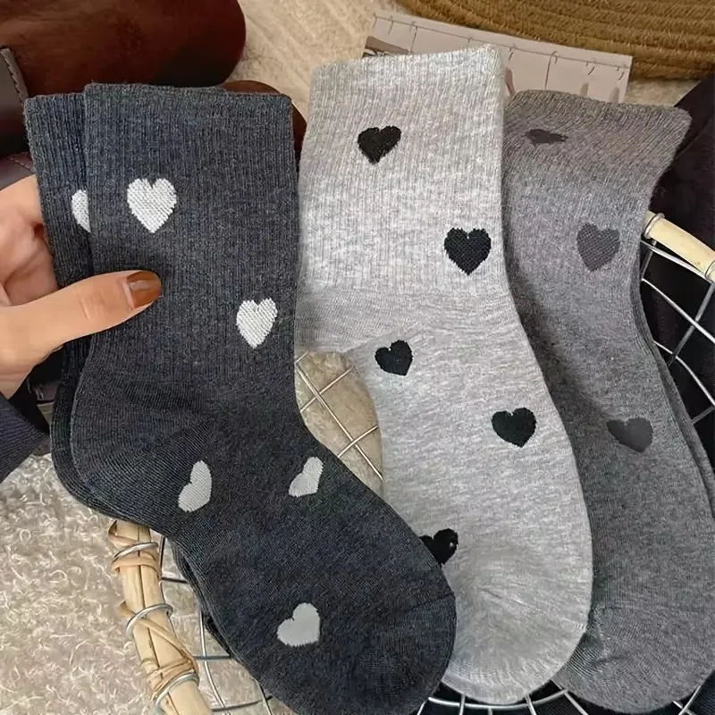 2 Pairs of Stylish Women's High Top Socks - Comfortable, Fashionable, and Breathable