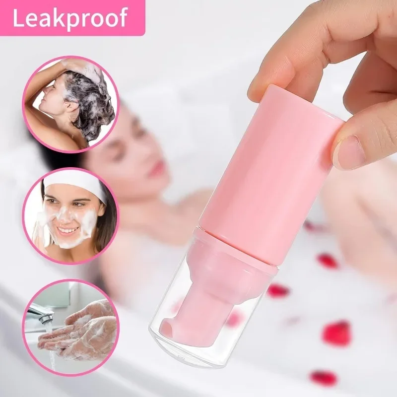 10-Pack 50ml Refillable Pump Foam Dispenser Bottles