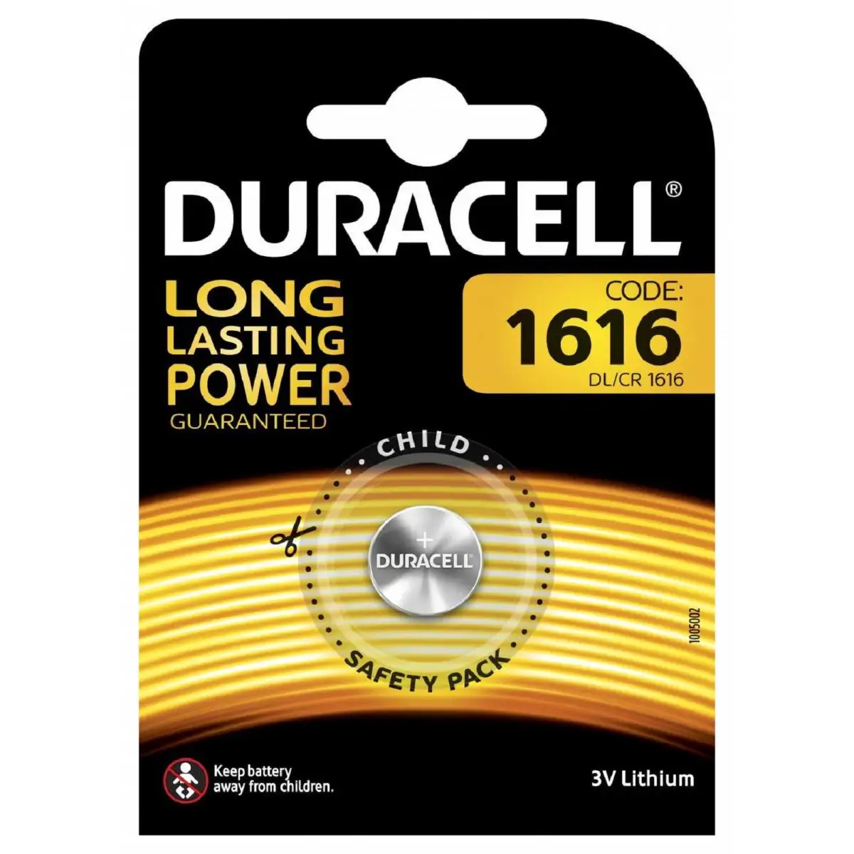 Duracell 3x CR1616 DL1616 Lithium-Knopfzelle 3V ø16x1,6mm Batterie von Duracell 