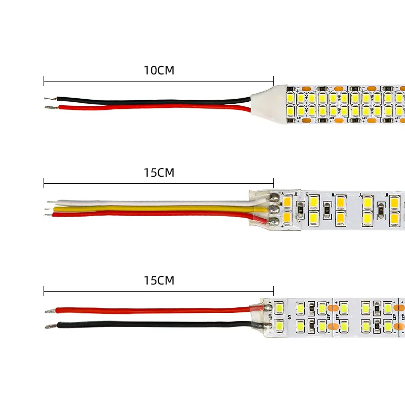 12v 24v 480 zweireihiger LED-Streifen cct zweifarbiger Streifen 120leds/120leds/120leds 15mm 12mm LED-Linear streifen innen