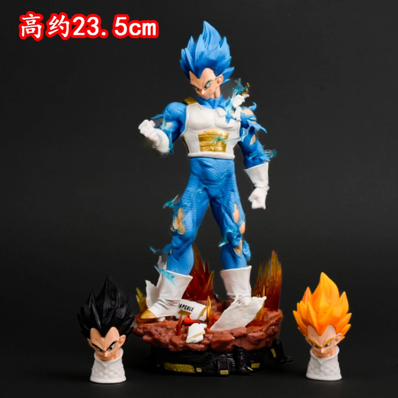 thumbnail image 1 of Figuras de anime Dragon Ball de 24 cm, figura Vegeta IV, figura Super Saiyan, modelo de estatua de PVC, colección de muñecas, juguetes de decoración, regalo para niños, 1 of 4