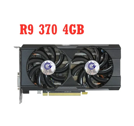 

SAPPHIRE R9 370 4GB Video Cards GPU AMD Radeon R7 370X Graphics Cards Screen Video Game Desktop PC Computer PCI-E for SAPPHIRE