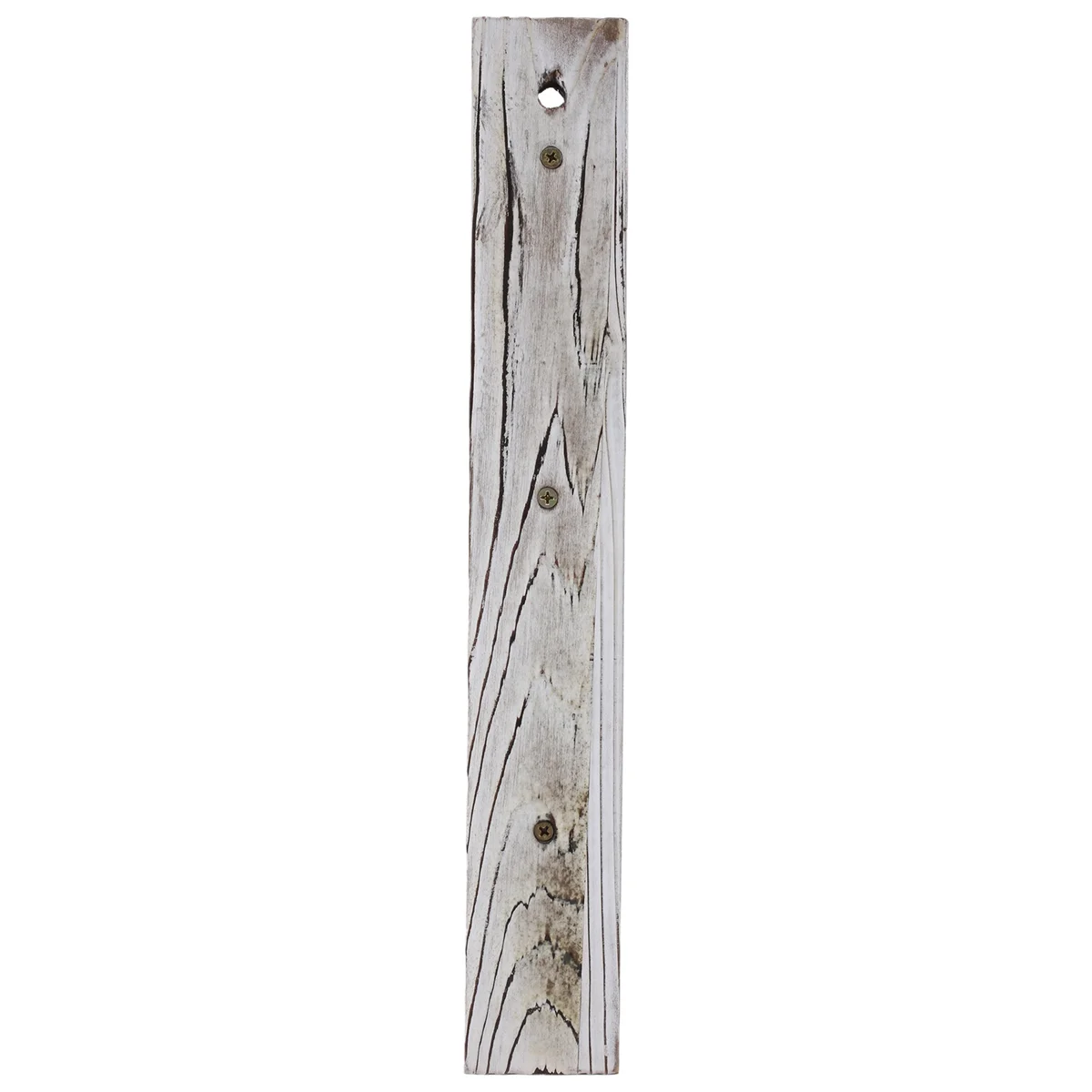 

3-Tier Mini Whitewashed Wood Wall-Hanging Hand Towel Storage Ladder with Rope