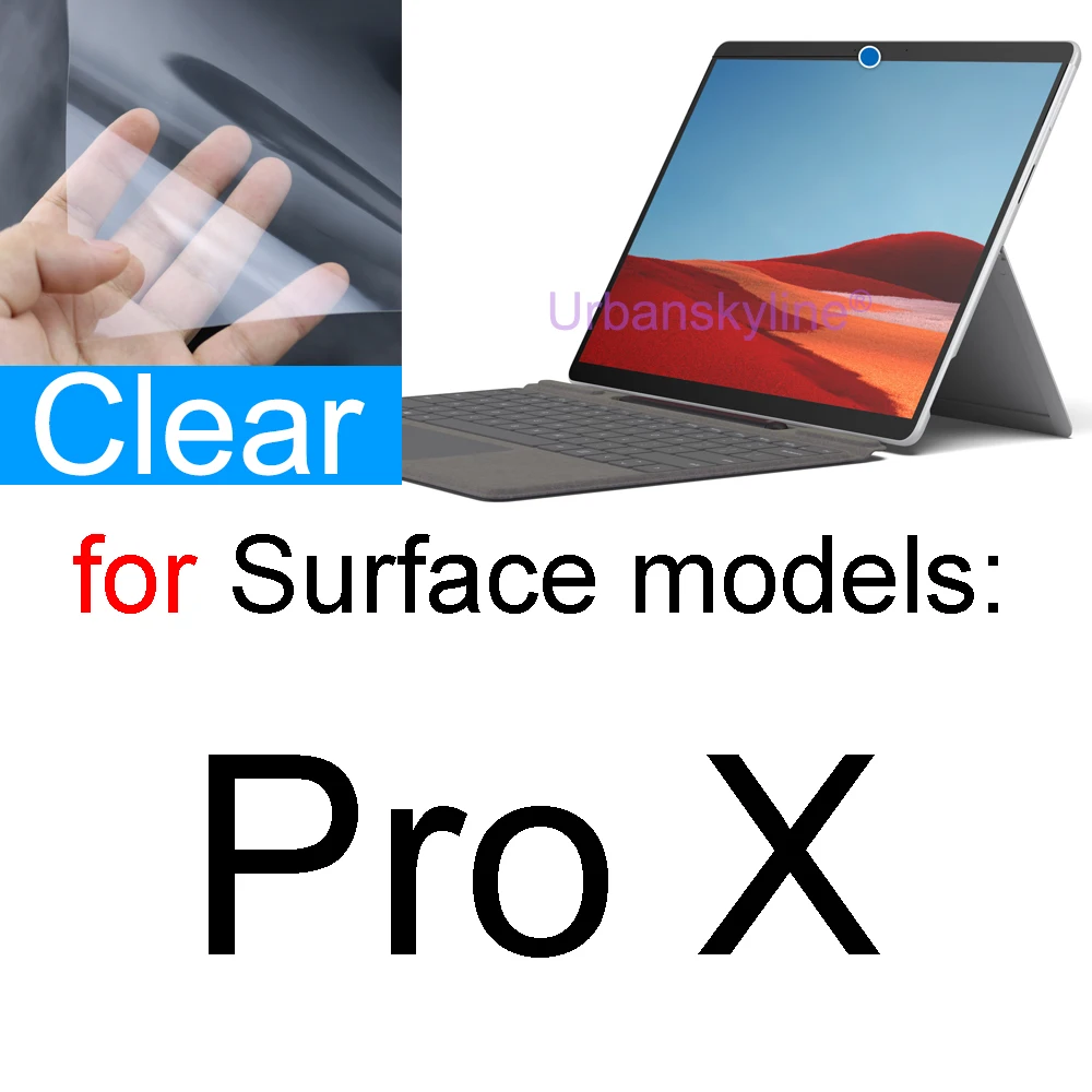 Premium Clear Screen Protector Film for Microsoft Surface and Laptop Series
