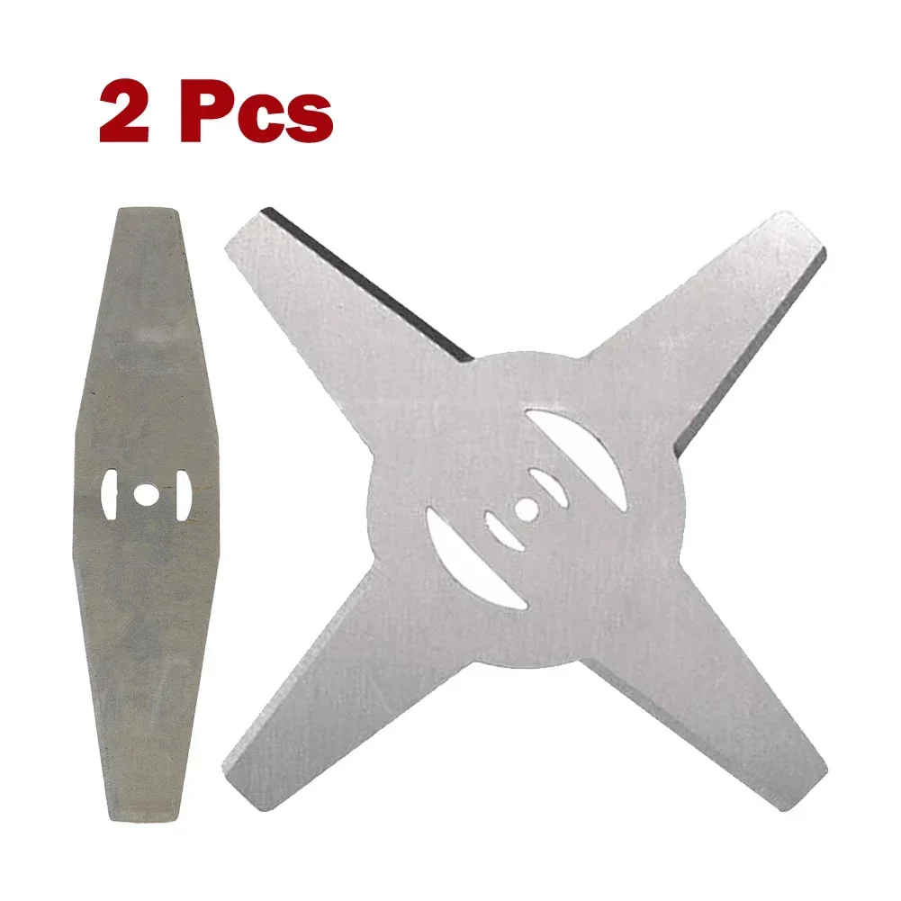 Metal Grass Trimmer Blade Lawn Mower Head Saw Blades Garden Power Tools BrushCutter Spare Parts 2pcs grass trimmer head grass trimmer lawn mower trimmer blade brush cutter accessories grass trimmer blade mower accessories