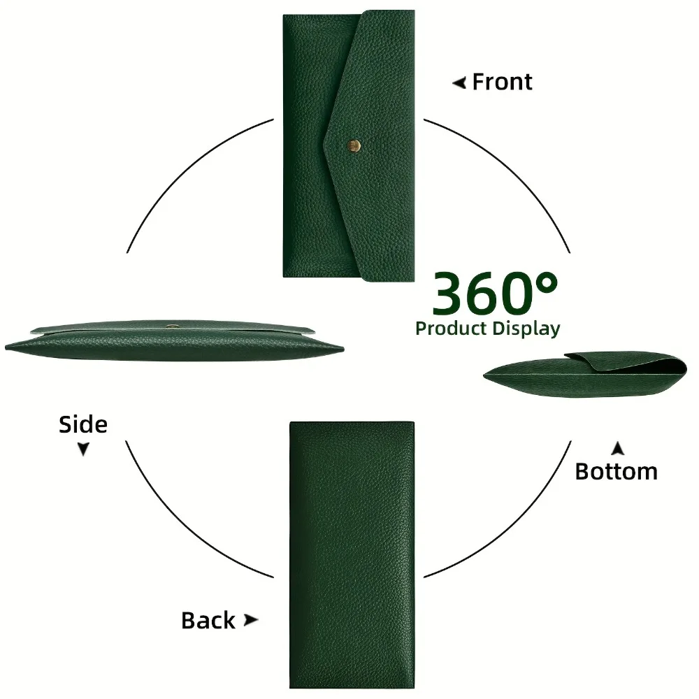 Classic Unisex Long Wallet – Large Capacity Minimalist Cash Holder with Coin Pocket