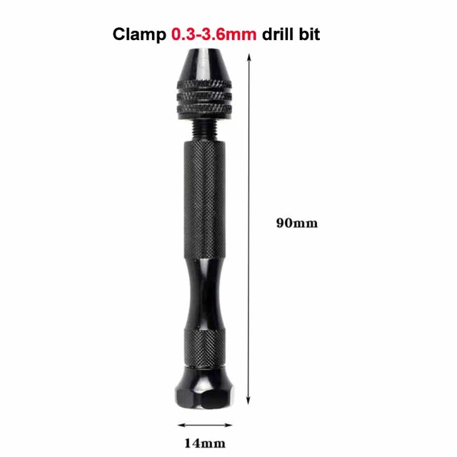 Small Hand Drill For Crafts 0.5-3.2mm Craft Drill For Jewelry Making Mini Hand  Drill With Twist Drill Bits Set Pin Hole Drill - AliExpress