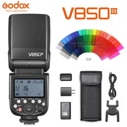 Godox V850III 1/8000s 2600mAh Li-ion Battery Camera Flash High Speedlite for Canon Sony Nikon Fuji Olympus Panasonic Pentax