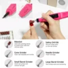 Portable Professional Electric Nail Drill Machine Manicure Tools Pedicure Drill Set Family Nail File Nail Drill Equipment 6