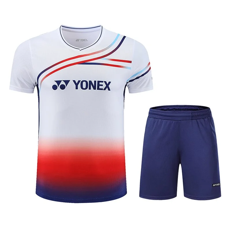 Yonex Badminton Wear Competition Training Wear Fashionable Quick-Drying Breathable Sweat-Absorbent Top Short Sleeve T-Shirt short sleeve t shirt badminton uniforms