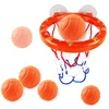 Baby Bath Toy Suction Cup Shooting Basketball Hoop with 3 Ball Bathroom Bathtub Shower Toy Kid Outdoor Play Water Game Toy Set 4