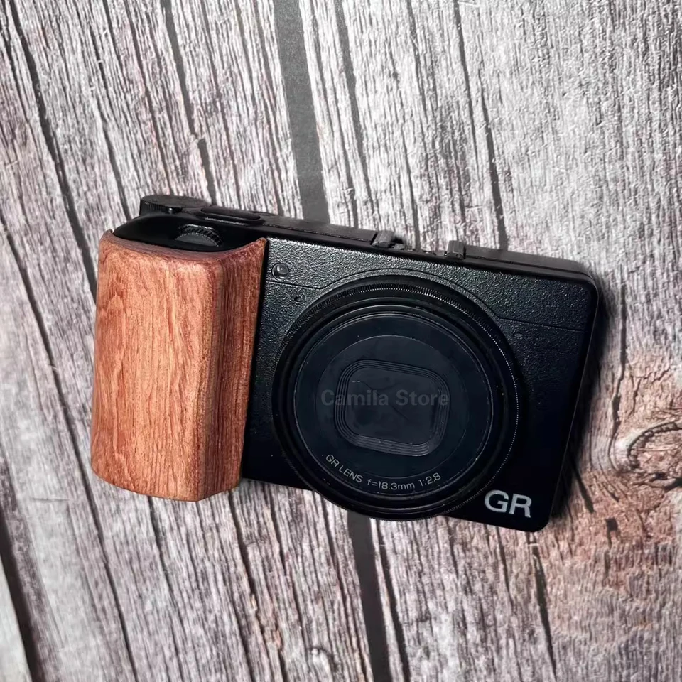 リコーカメラ用3mウッドシェイクハンドルパーツ、ハンドシャンク、滑り