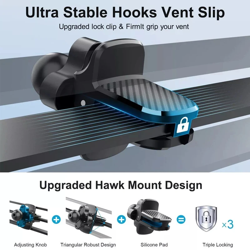 Dashboard Windshield Car Phone Holder Flexible 360 Degree Rotation Universal Air Vent Phone Mount Auto Accessories