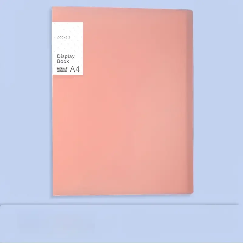 Папка для презентацій документів - книга формату A4 PP з прозорими кишенями 20/40 і протекторами для аркушів