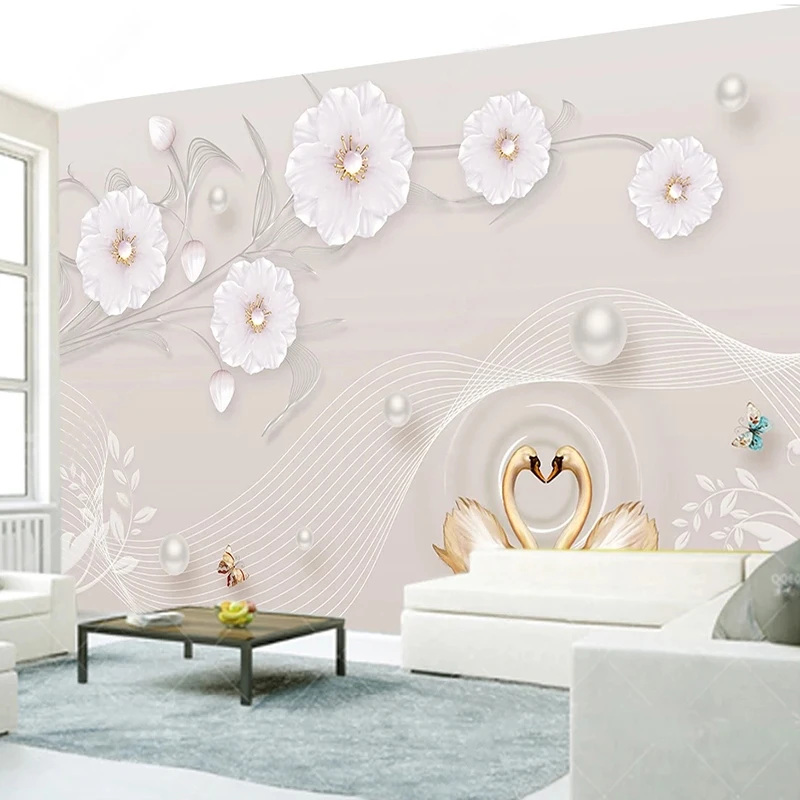 3D Relief Peony Jewelry Flowers Photo Wallpaper Mural Living Room Bedroom TV Sofa Background Wall Home Decoration 3D Wall Cloth custom mural wallpaper 3d european three dimensional relief golden couple architectural background wall mural