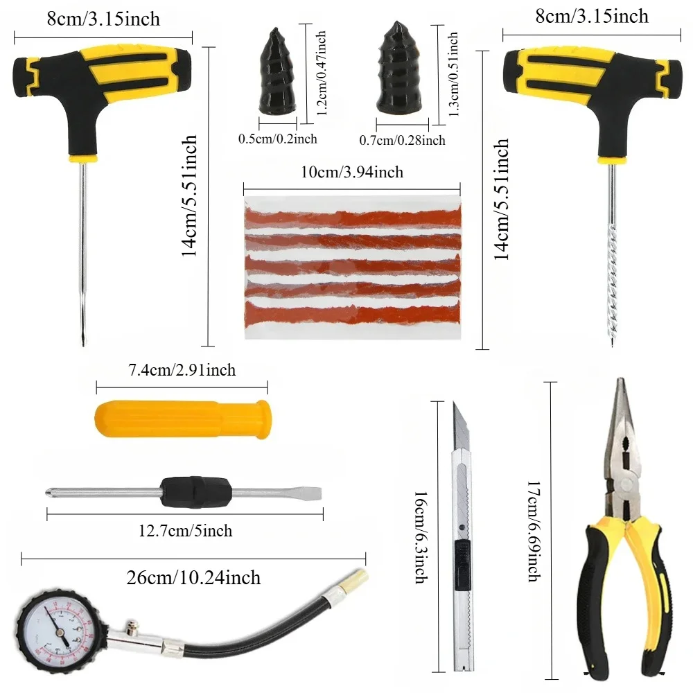 Emergency Tire Repair Kit Image 1