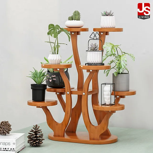 우아함과 실용성이 조화된 JS리빙 화분 진열대