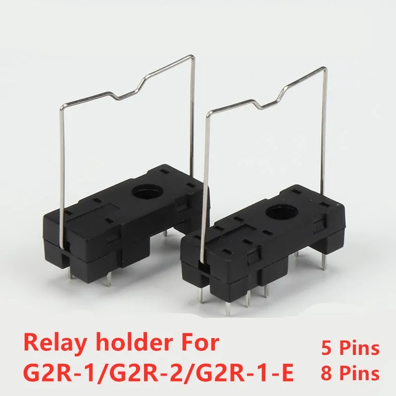 5 шт. реле PCB гнездо 14F-2Z-A2 для G2R-1 G2R-2 G2R-1-E RT424024 HF115F 5PIN или 8PIN релейное | Обустройство