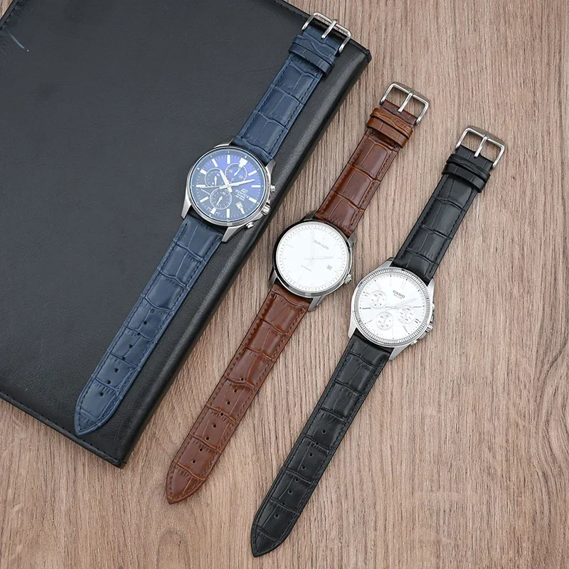 Premium Cowhide Genuine Leather Quick Release Watch Strap - Universal Fit