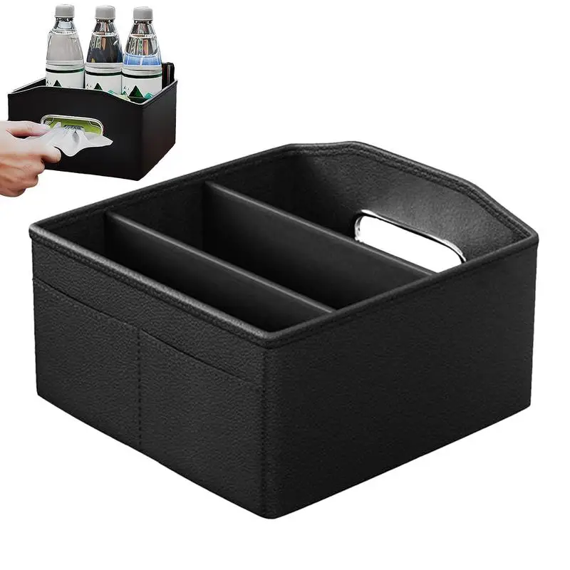

Коробка для хранения подлокотников, коробка для салфеток, подстаканник, органайзер для центральной консоли автомобиля, кожаная коробка для автомобильных консолей, автомобильные аксессуары