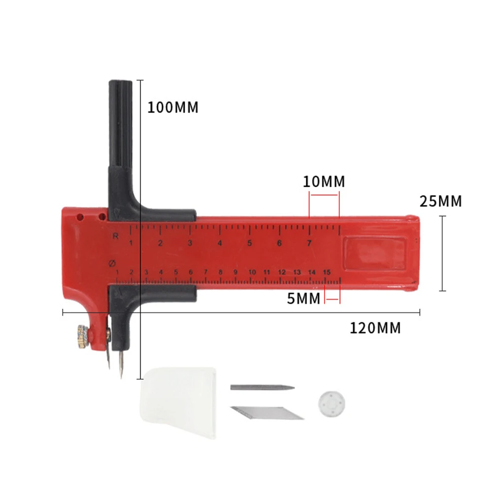 Compass Circular Rotary Cutting Portable Mutifunctional Paper Cut Tool Accessory Adjustable Graphic Designing Cutter