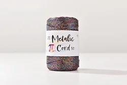 Premium Silver Hollow Metallic Cord for DIY Crafts and Gift Wrapping - 3mm x 100m, 3 - Strand Shimmering Thread (Color 10)