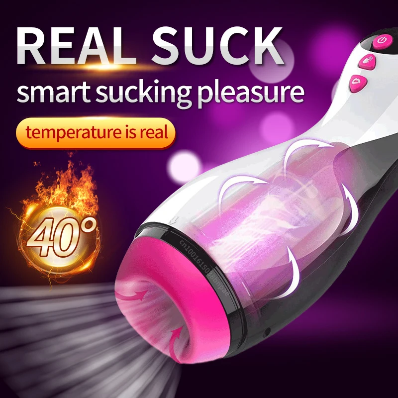 

Vibrator for Men Masturbation Men's Automatic Masturbator Pusssy toy Vagina Pussy Sexy Toys Blowjob sucking Machine Heating Sex