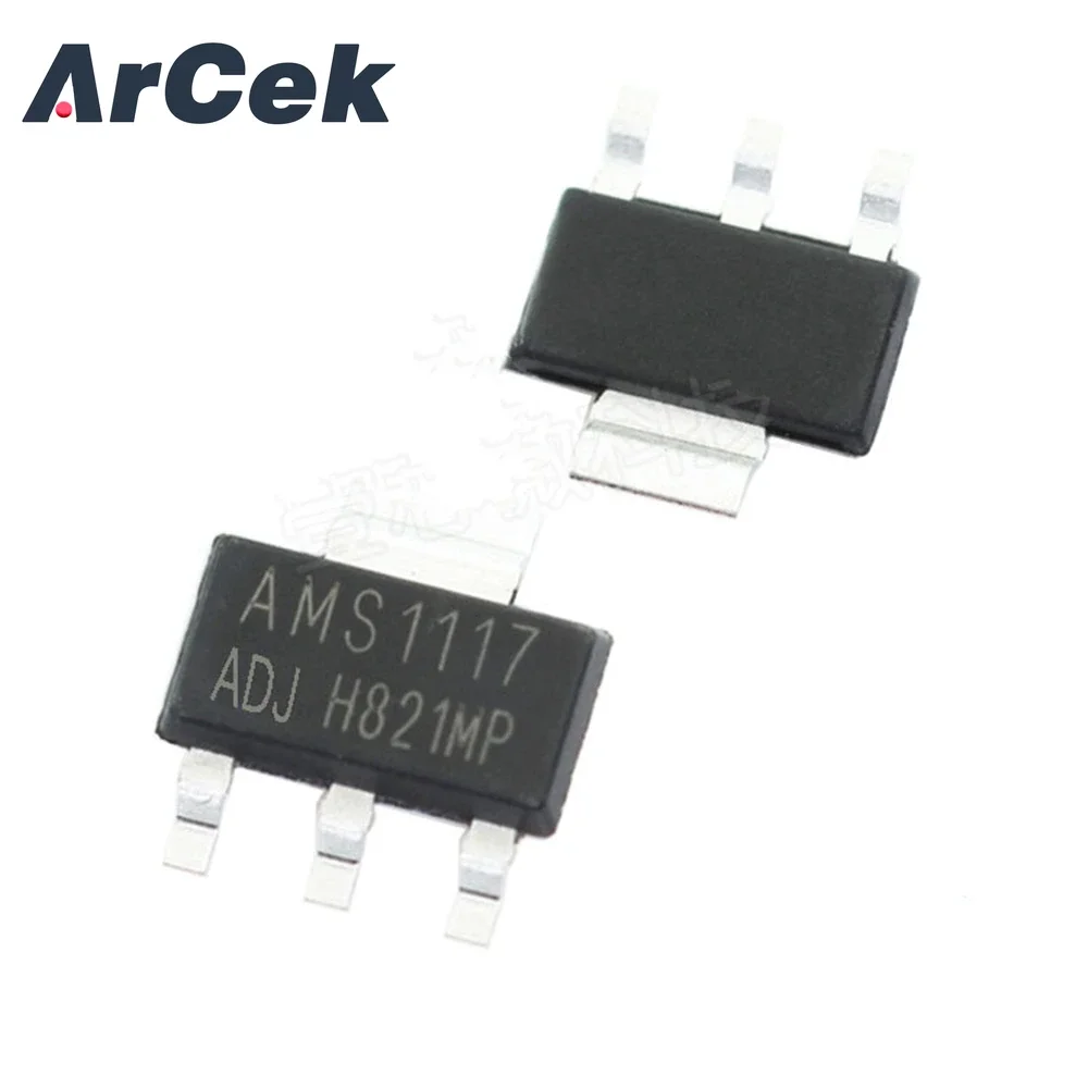 

100PCS/LOT Original AMS1117-ADJ AMS1117-ADJ AMS1117 LM1117 1117 Voltage Regulator