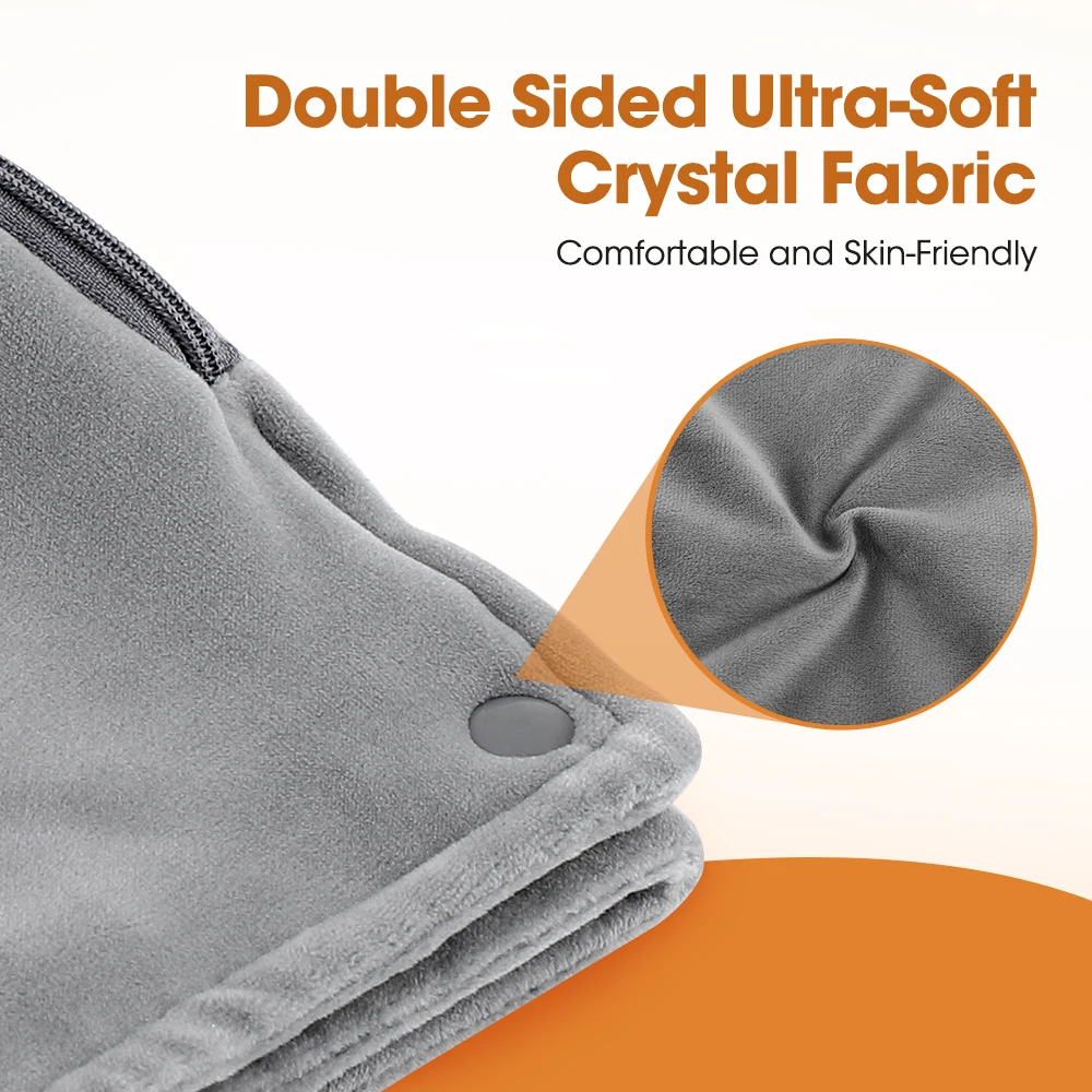 Graphene Heating Hand Warmer with Adjustable Temperature Soft Winter Heated Warm Bag for Office and Home Warming Handbags