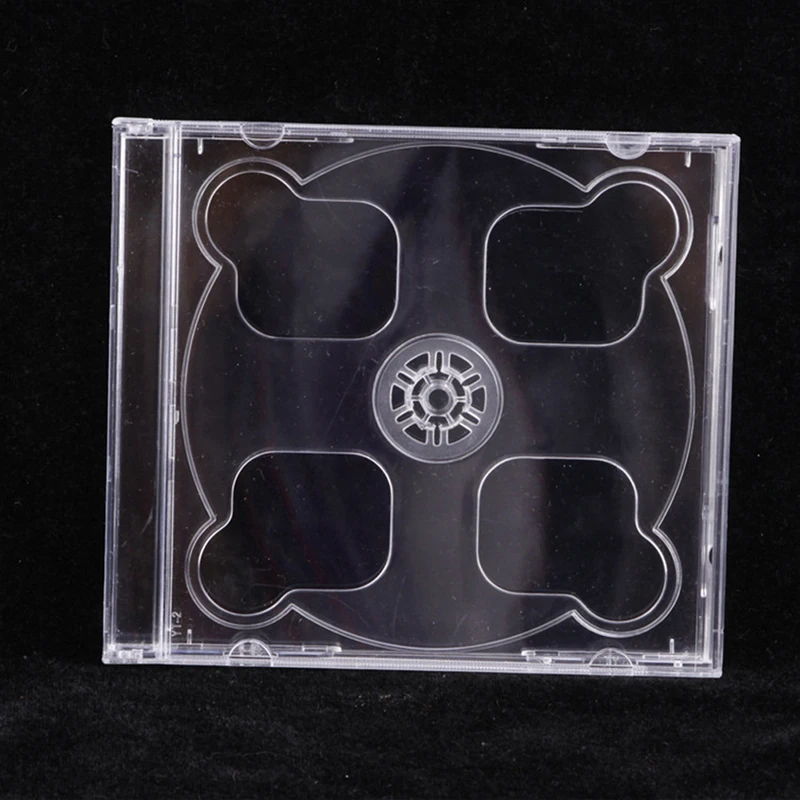 /KQM/케이스 스퀘어 투명 바닥 CD 박스 빈 PP 밀키 용기 2디스크 플라스틱 일상용