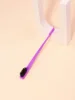 Hair styling comb set with 3 rows of nylon hair brushes, steel needle pointed tail comb, and edge control brush 2