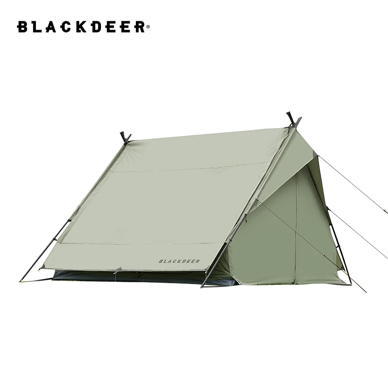 

BLACKDEER 5-8 People Backpacking Tent Outdoor Camping Double Layer Flying Bird Tent Oil Green Waterproof 210D Polyester Oxford