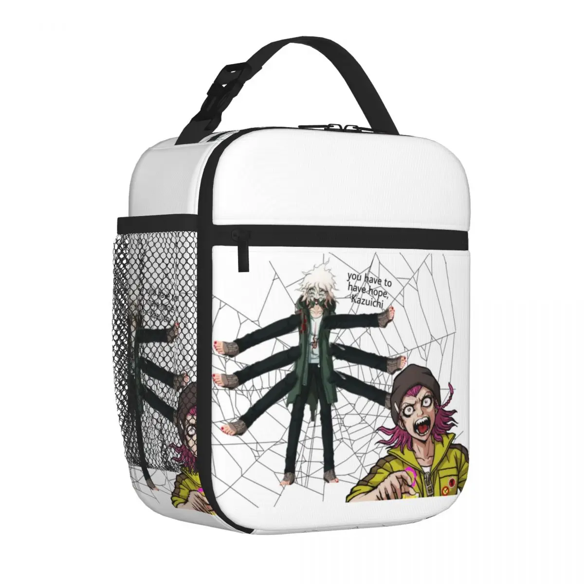 

Spider Nagito And Kazuichi Insulated Lunch Bags Thermal Bag Cooler Thermal Lunch Box Lunch Tote Bag for Woman Student School