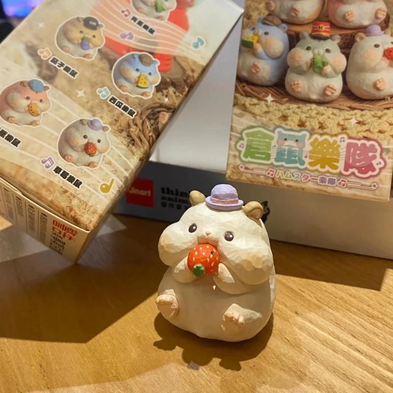 ホウ　【希少】マイセン　仔ネズミ　ハムスターフィギュリン　ヤングアニマル オリジナルのジンアートハムスターバンドシリーズ,ブラインドボックス