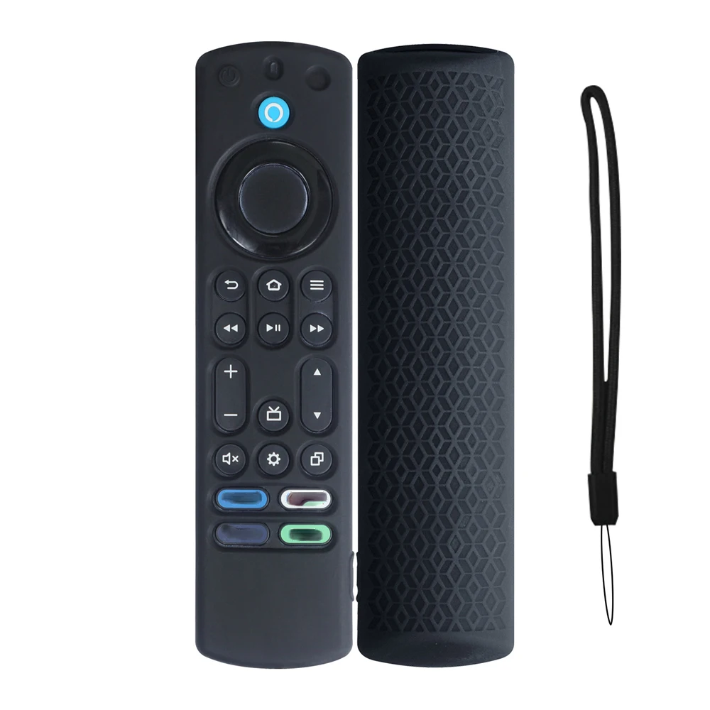 Silicone Remote Case Silicone Remote Cover Silicone Remote Sleeve Remote Controller Cover Silicone Case Protector Silicone Remote Controller Cases Protective Covers For Fire TV 4K stick max Remote Control Sleeve for Fire TV 4K stick max