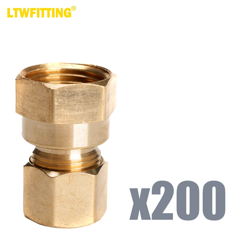 

Латунный фитинг LTWFITTING с наружным диаметром 1/2 дюйма и внутренним разъемом 1/2 дюйма (комплект из 200 штук)