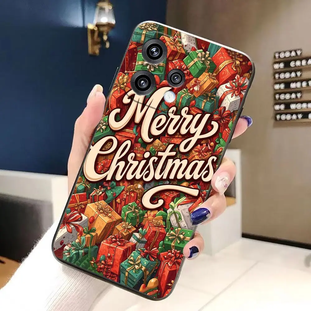 Sleek and Stylish Phone Case with Festive Merry Christmas Design