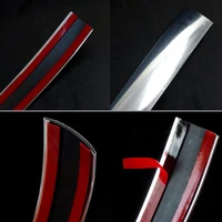  3C/5C Chrome  Trim PVC Universal  Auto Door Bumper Scratch-Proof Protector StickersAnti-Collision Tape Car Door Edge Guard 3