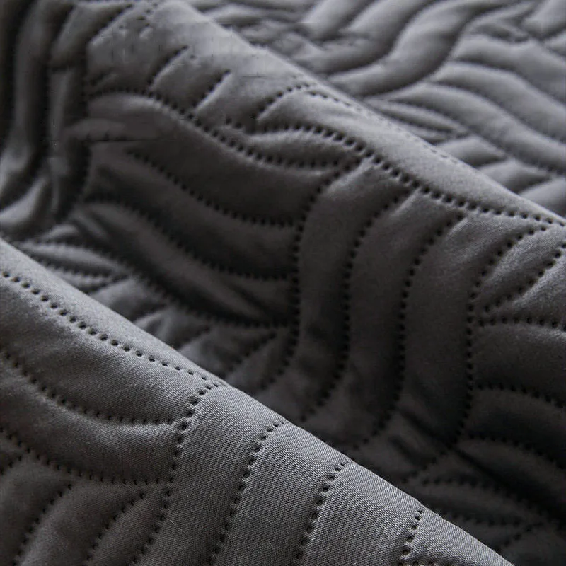 Waterproof L Shape Sofa Cover for Living Room Universal Left and Right Corner Couch Cover Quilted Sofa Cover Protector Grey 6