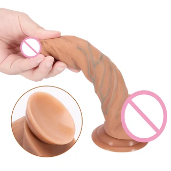 Silicone Dildo Realistic 1:1 Sex Toy for Women Soft Dildo Realistic with Suction Cup Huge Dick Artificial Fake Penis Godemichets 5