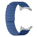 Navy blue silver