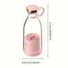 Portable electric juicer magnetic suction USB charging mini fruit blender juicer gift 4